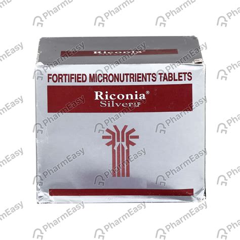 Riconia Silver Lp Strip Of 15 Tablets: Uses, Side Effects, Price ...