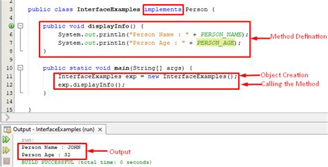Image result for Crating Program Using Inteface in Java