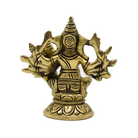 Brass Shakthi Ganapati- Eight hands Maha Ganapathi for Puja – PujaNpujari