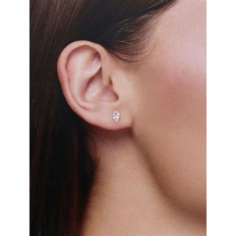 Buy Kai Jewel Oval Orbits Casual Sterling Silver Rose Gold Studs ...