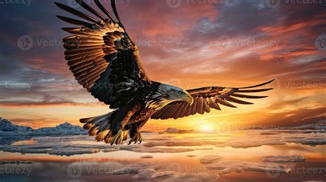 Golden Eagle Flying Wallpaper