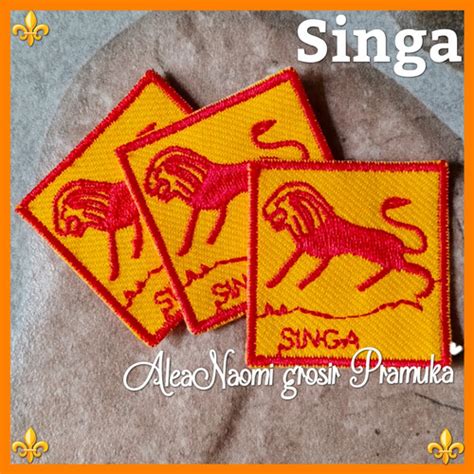 Jual tanda regu pramuka hewan singa bordir - Kota Surakarta - AleaNaomi ...