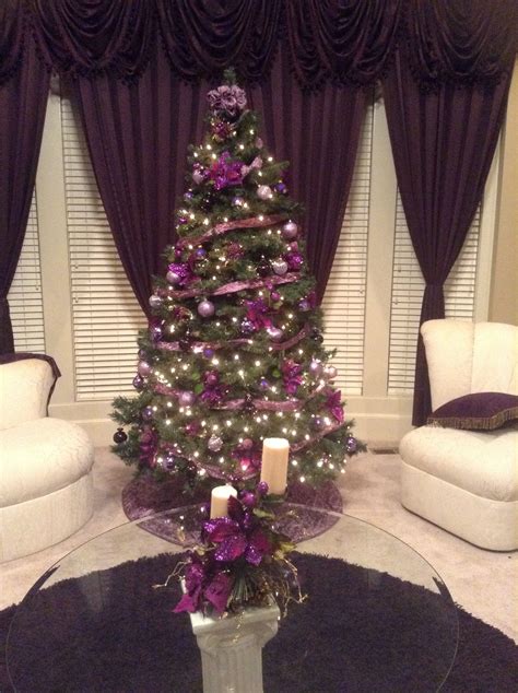 Purple And Gold Decorated Christmas Trees at Thomas Lowery blog