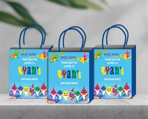 Shark Boy Theme Return Gift Bag | Party Supplies India Online