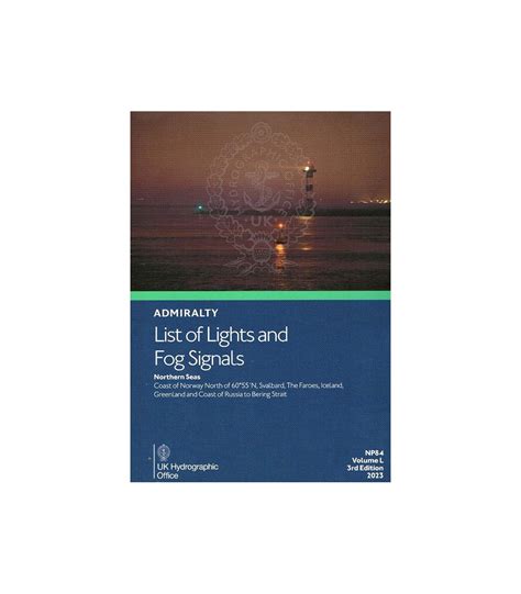 NP84 Vol L Admiralty List of Lights and Fog Signals