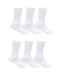 Buy Gilli Shopee Boys & Girls Lycra White School Socks for Kids (Pack ...