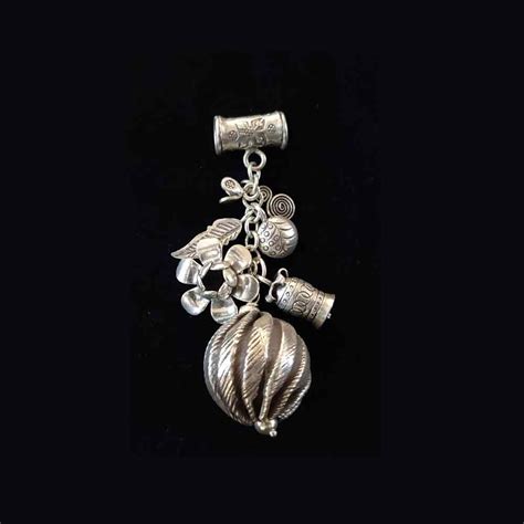 Traditional Charms Pendant | Silver Pendant by Motifs India – Charms ...