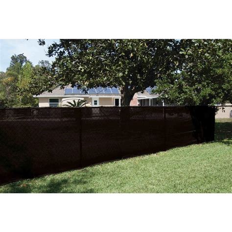 Buy 68 in. x 50 ft. Mesh Fabric Privacy Fence Screen with Integrated ...