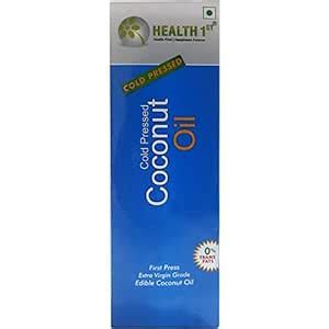 Health 1st Cold Pressed Oil - Coconut, 200ml Pack : Amazon.in: Grocery ...