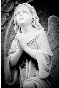 Marble Angel In An Old Gothic Church Unframed Art Print Paper Print ...