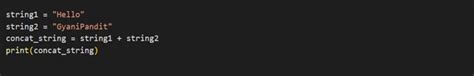 String Concatenation Examples 的图像结果