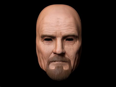 STL file Walter White Mask - Heisenberg - Breaking Bad 🎃 (OBJ)・Model to ...