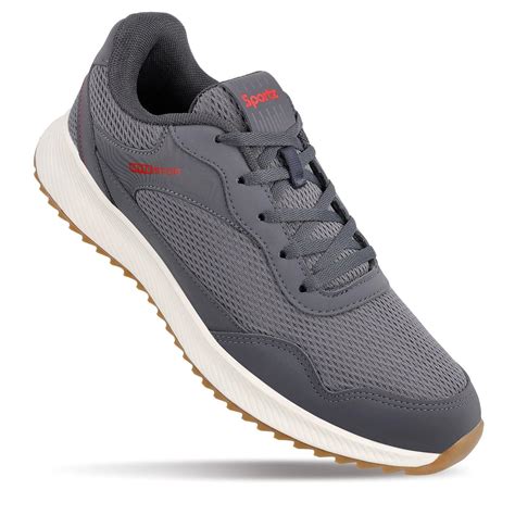Buy Men's Lace Up Running Shoes WS9599 Dark Grey Online at Best Price ...