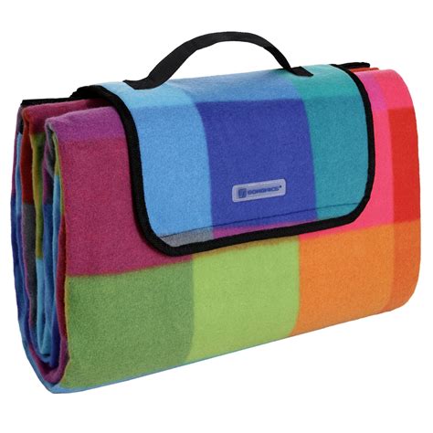 Buy SONGMICSUnisex SONGMICS GCM61C Fleece Picnic Blanket 195 x 150 cm ...