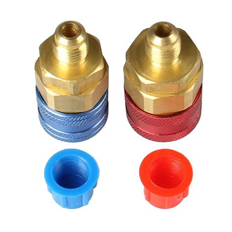 High Low R134a AC Quick Coupler Adapter for Freon | Ubuy India