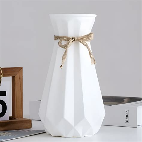 Plastic Flower Vases for Home Decor, Bedroom, Centrepiece Living Room ...