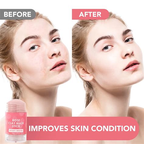 Buy Clay Mask for Face, Umeantobee Poreless Deep Cleanse Rose Mask ...
