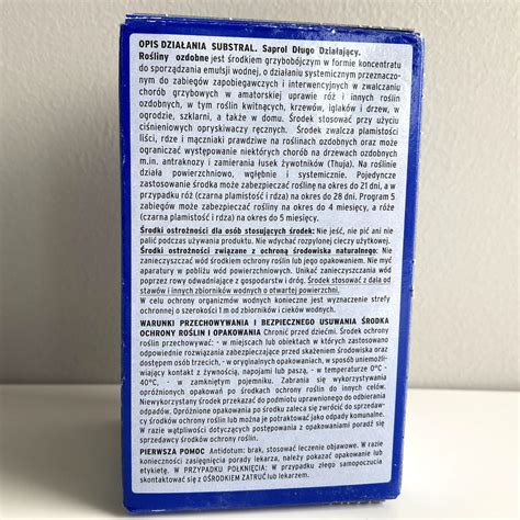 Saprol – Zwalcza Choroby Tui – 100 ml Substral Sklep Kasia In The Garden