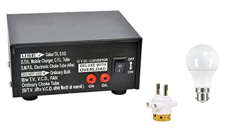 ESPtronics Mini Inverter Dc to Ac Converter 12v to 220v AC Inverter Dc ...