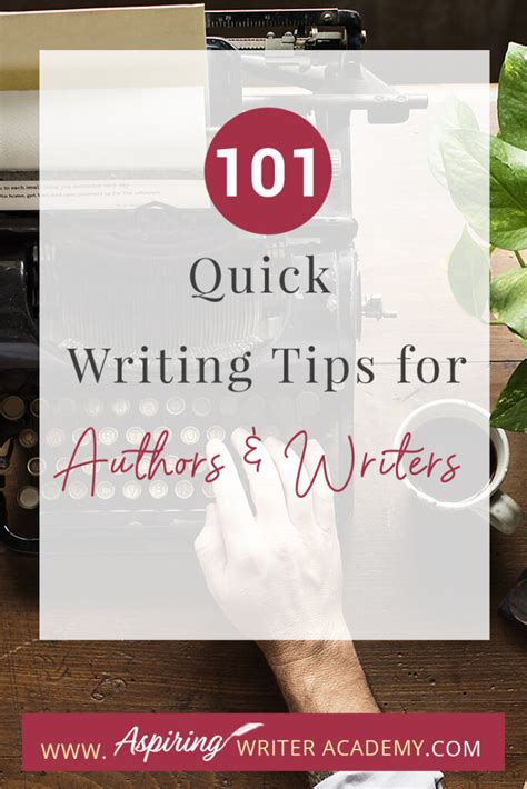 Image result for Writing Tips from Authors