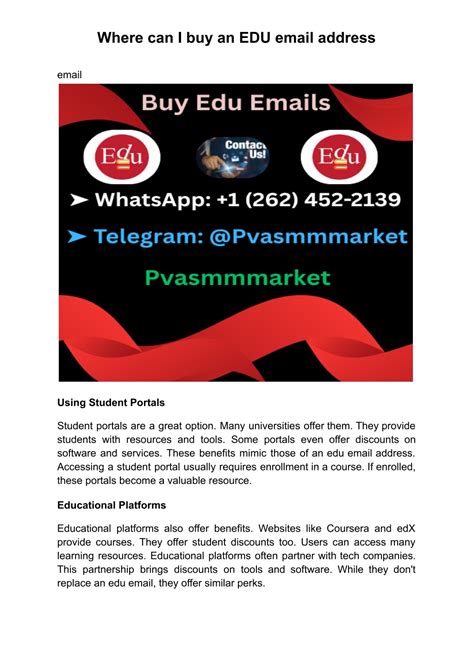PPT - Where can I buy an EDU email address PowerPoint Presentation ...