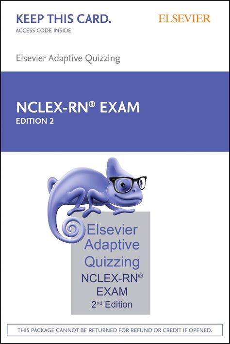 Buy NCLEX-RN Exam Elsevier Adaptive Quizzing Access Code Book Online at ...
