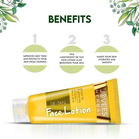 Jovees De-Tan Lotion SPF 40 PA++ | UVA/UVB Protection – Jovees Herbal