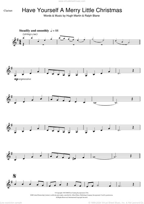 Frank Sinatra: Have Yourself A Merry Little Christmas sheet music for ...