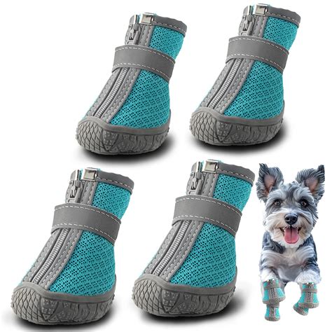 Hcpet Dog Shoes for Small Dogs, Breathable Dog Boots & Paw Protectors ...