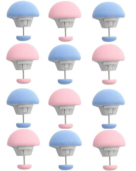 PEPONZ Bed Sheet Clips Mushroom Duvet Cover Pins Holding Clips Non-Slip ...