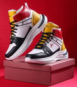 Zixer Casual Sneakers Colourblocked Shoe/Hi-Top casual Running Sneakers ...