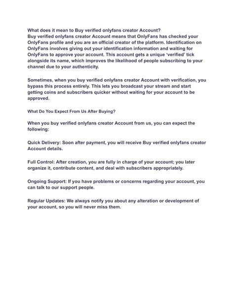 PPT - Top 12 Site To Buy Verified OnlyFans Accounts Of Trusted 2025 PowerPoint Presentation - ID ...