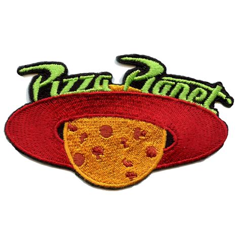 Official Toy Story: Pizza Planet Logo Embroidered Iron On Patch ...