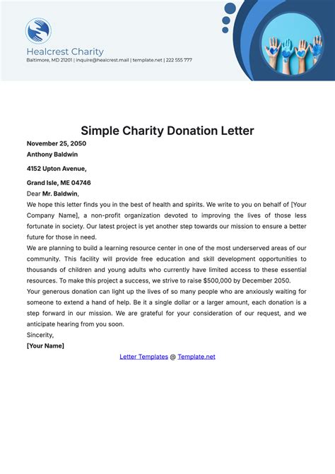 Free Volunteer Fire Department Donation Letter Template to Edit Online