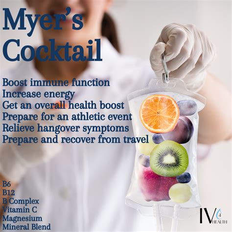 Myer's Cocktail IV Treatment - IV 4 Health