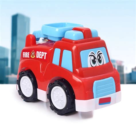 Toys Treasure Fire Extinguisher Friction Powered Truck for Toddlers ...