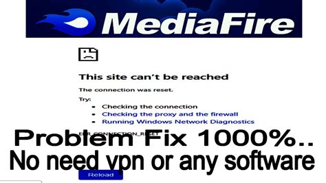Mediafire This Site Can,t be Reached Solved..Mediafire Download Problem Fix 2020..100000% working.