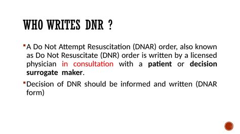 Do Not Resuscitate (DNR): Understanding Its Meaning, Implications, and ...