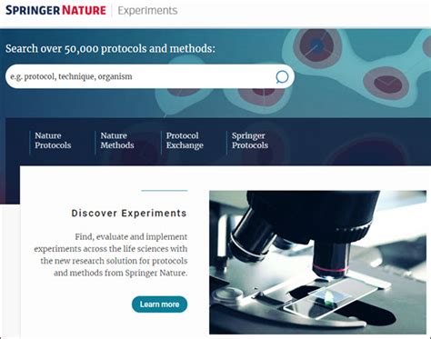Springer Nature Experiments 的图像结果