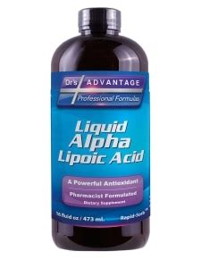 Liquid Alpha Lipoic Acid - 16 fl. oz (1 Pint) - Dr's Advantage ...