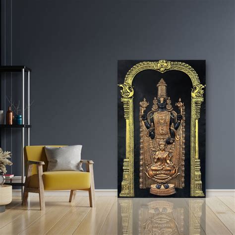 Buy Large Size Tirupati Balaji 3D Wall Art Spiritual Wall Art Online ...