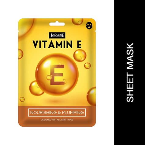 Buy Vitamin E Sheet Mask Online at Best Prices | Jaquline USA