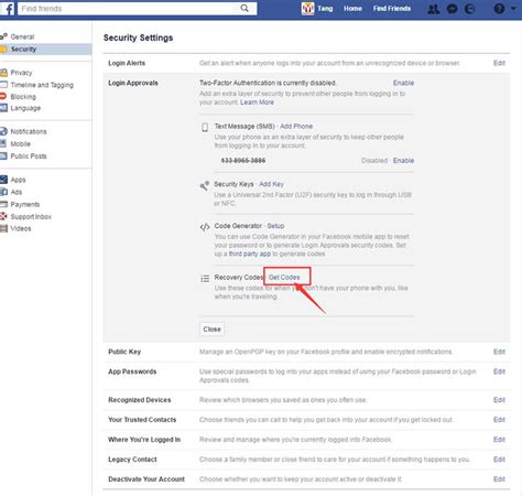 How to Recover Authenticator Code for Facebook 的图像结果