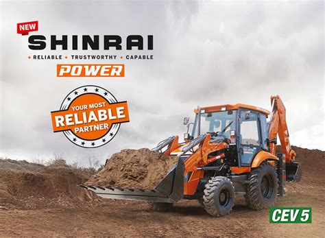 Shinrai Power CEV5 - Price & Specifications: Backhoe Loader| Tata Hitachi