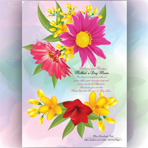 Happy Mothers Day Creative Card Template Download on Pngtree