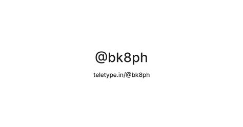 BK8Ph — Teletype