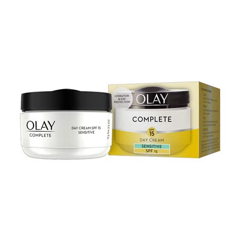 Olay Essentials Complete Care Day Cream SPF 15 for Sensitive Skin, 1.7 ...