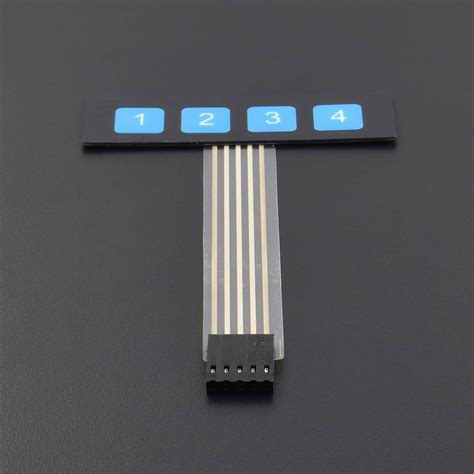 DC 4 Key Matrix Membrane Switch Control Module Keypad – REES52