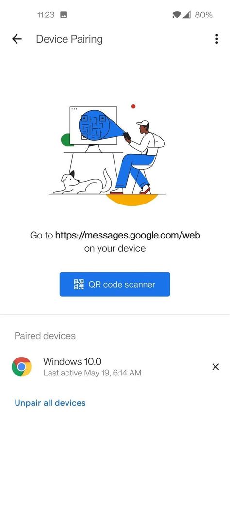 Image result for Https Messages Android QR Code