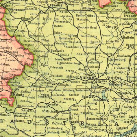 New Balkan States & Central Europe 1914 Map by National Geographic ...